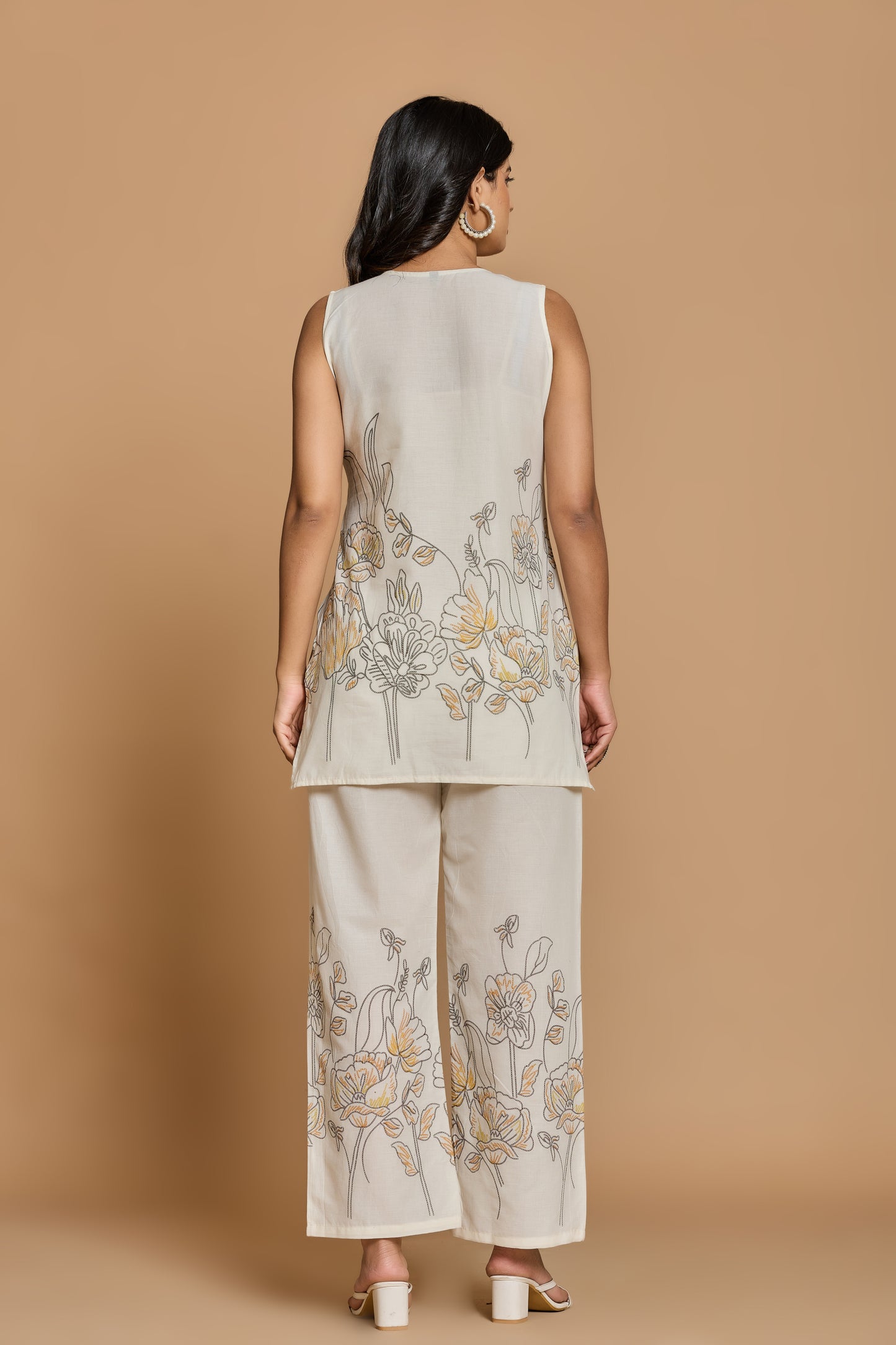 Floral Elegance Co-Ord Set in Soft Cotton Fabric