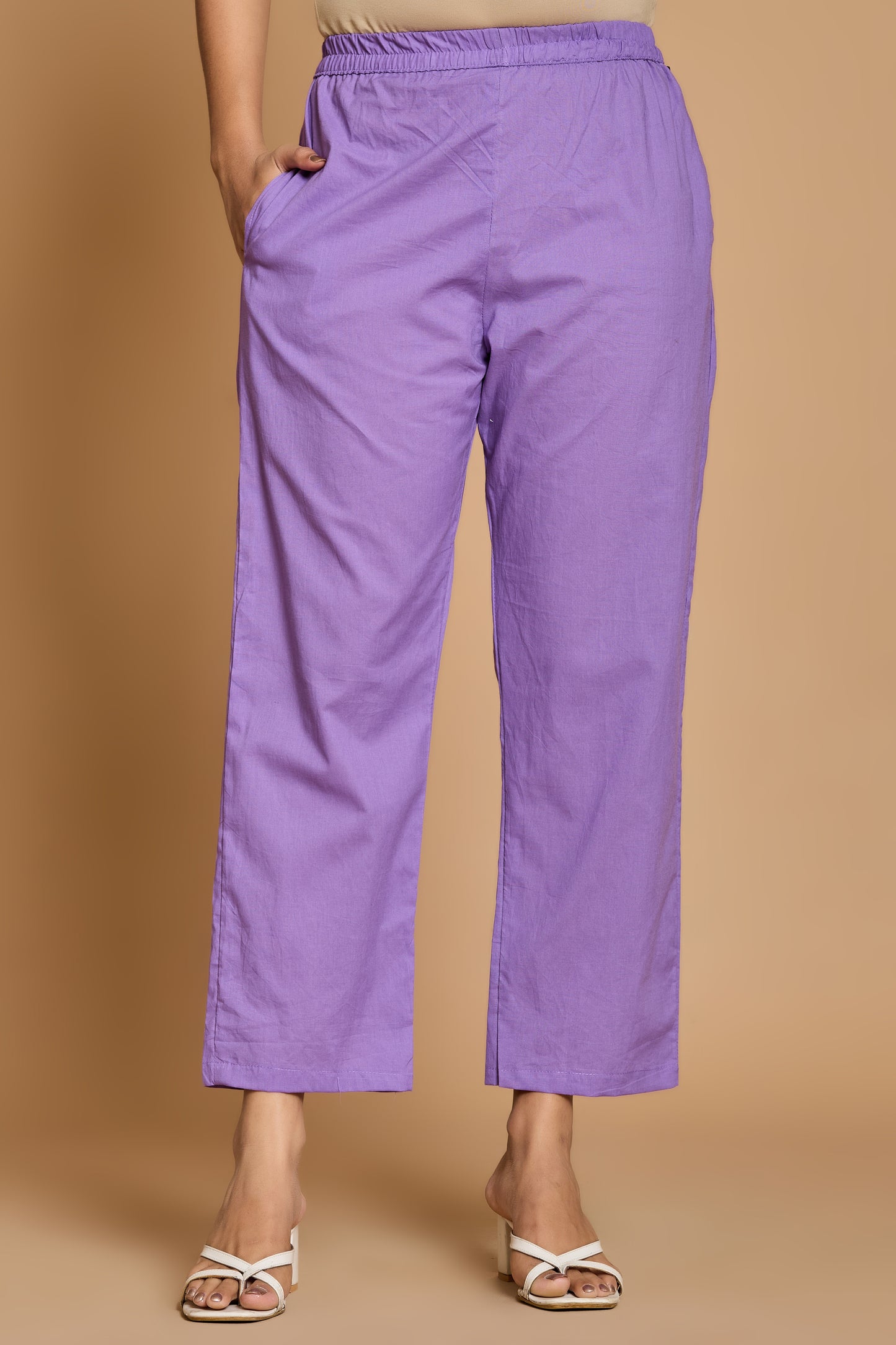 Lilac Bloom Cotton Co-Ord Set - Light, Lovely & Comfortable